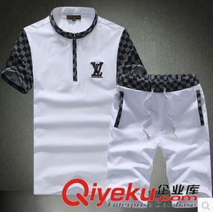 4.1夏裝上新 2015高端純色男士短袖T恤套裝，廠家直銷引爆批發(fā)代理市場(chǎng)